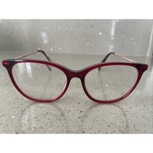 Levi's LV 5006/S C9A3X 55-16-145 Womens Eyeglasses Frames Only Red full rim